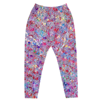 ROYALE. Tie Dye Luxor Monogram Joggers - Mixed Berry