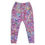 ROYALE. Tie Dye Luxor Monogram Joggers - Mixed Berry