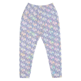 ROYALE. Tie Dye Luxor Monogram Joggers - Tangie Cream