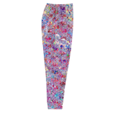 ROYALE. Tie Dye Luxor Monogram Joggers - Mixed Berry