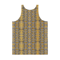 ROYALE. Snakeskin Dri-Fit Tank Top - Sun