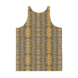 ROYALE. Snakeskin Dri-Fit Tank Top - Sun