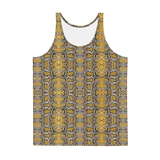 ROYALE. Snakeskin Dri-Fit Tank Top - Sun