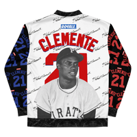 ROYALE. Clemente Medley Jersey Bomber Jacket