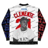 ROYALE. Clemente Medley Jersey Bomber Jacket