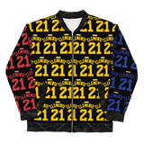 ROYALE. Clemente Medley Jersey Bomber Jacket