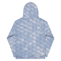 ROYALE. Tie Die Luxor Monogram Hoodie - Cloud 9