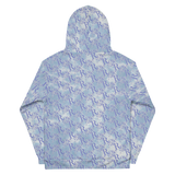 ROYALE. Tie Die Luxor Monogram Hoodie - Cloud 9