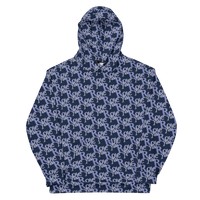 ROYALE. Luxor Monogram Hoodie - Navy