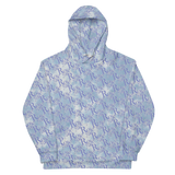 ROYALE. Tie Die Luxor Monogram Hoodie - Cloud 9