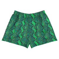 ROYALE. Queen Green Mamba Short Shorts