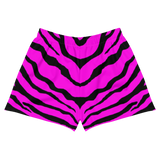 ROYALE. Pink Zebra Ladies Short Shorts