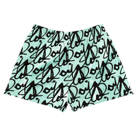 ROYALE. Monogram Ladies Short-Shorts - Mint Chocolate