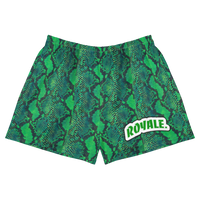 ROYALE. Queen Green Mamba Short Shorts