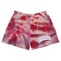 ROYALE. Plum Tie-Dye Ladies Short-Shorts