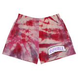 ROYALE. Plum Tie-Dye Ladies Short-Shorts