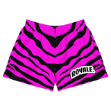 ROYALE. Pink Zebra Ladies Short Shorts