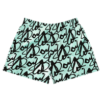 ROYALE. Monogram Ladies Short-Shorts - Mint Chocolate