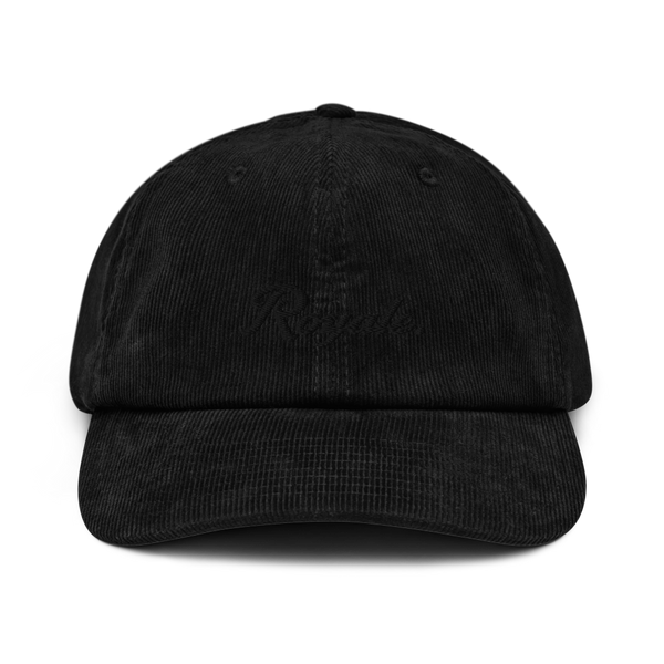 Corduroy Cap - Blackout