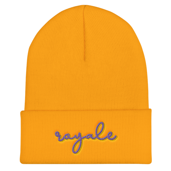 ROYALE. City Embroidered Beanie - Los Angeles