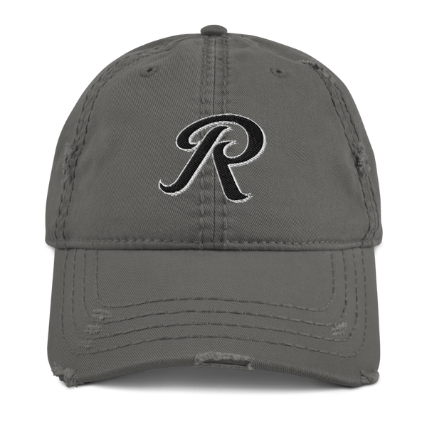 ROYALE. Distressed Cap - Charcoal