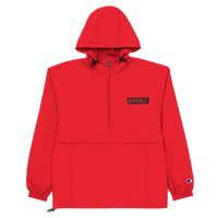 ROYALE. Rojo Embroidered x Champion Windbreaker