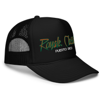 ROYALE. Foam Puerto Rico Trucker Cap - ORANGE/GREEN