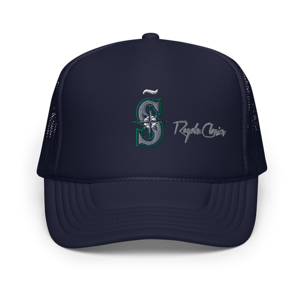 Seattle Mariners Baseball Logo Foam Trucker Hat