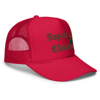 ROYALE. Foam Rose Trucker Cap