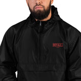 ROYALE. Embroidered Champion Windbreaker - Noir