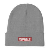 ROYALE. Embroidered Rojo Beanie