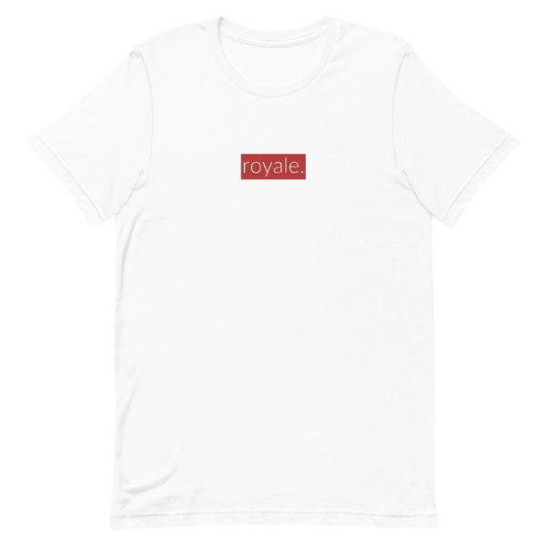 ROYALE. Classic Embroidered Unisex T-Shirt - Red