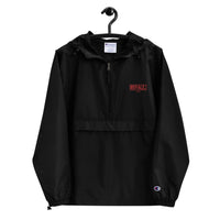 ROYALE. Embroidered Champion Windbreaker - Noir