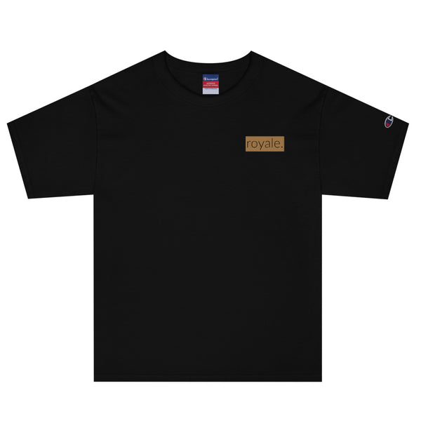 ROYALE. Gold Bar x Champion T-Shirt