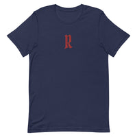 ROYALE. Real-G Embroidered Unisex T-Shirt - Red, Black, Gray