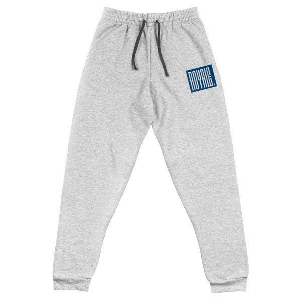 ROYALE. Bold Statement Unisex Joggers - Gray