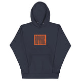 ROYALE. Bold Statement Unisex Hoodie - Navy