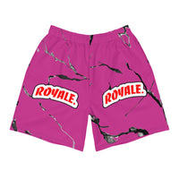 ROYALE. Marble Shorts - Pink Lemonade