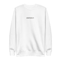 ROYALE. Amigos Embroidered Unisex Crewneck - White