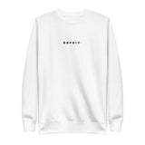 ROYALE. Amigos Embroidered Unisex Crewneck - White