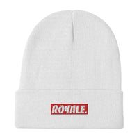 ROYALE. Embroidered Rojo Beanie