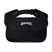 ROYALE. Embroidered Visor - Noir