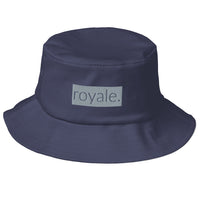 ROYALE. Bucket Hat - Navy/Silver