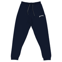 ROYALE. Legend Embroidered Unisex Joggers - Navy