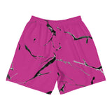 ROYALE. Marble Shorts - Pink Lemonade