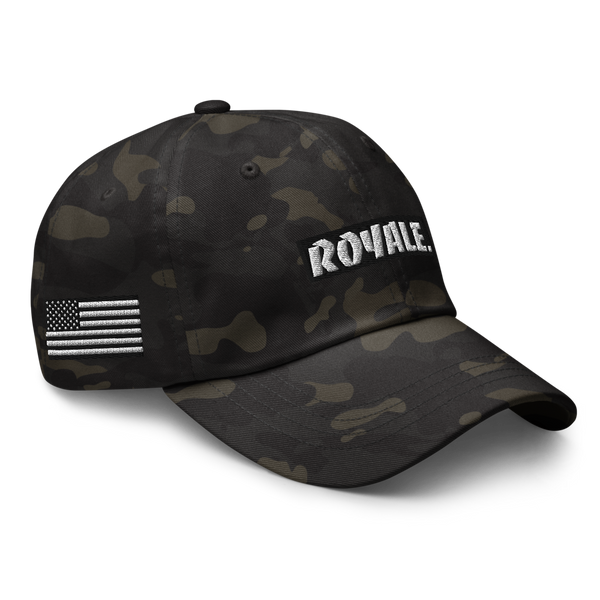 ROYALE. Multi-Camo Cap - Black