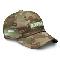 ROYALE. Multi-Camo Cap - Olive