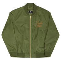 ROYALE. Premium Embroidered Recycled Bomber Jacket - Military