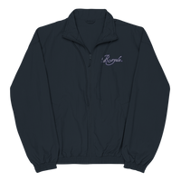 ROYALE. Baggy Recycled Tracksuit Jacket - Navy